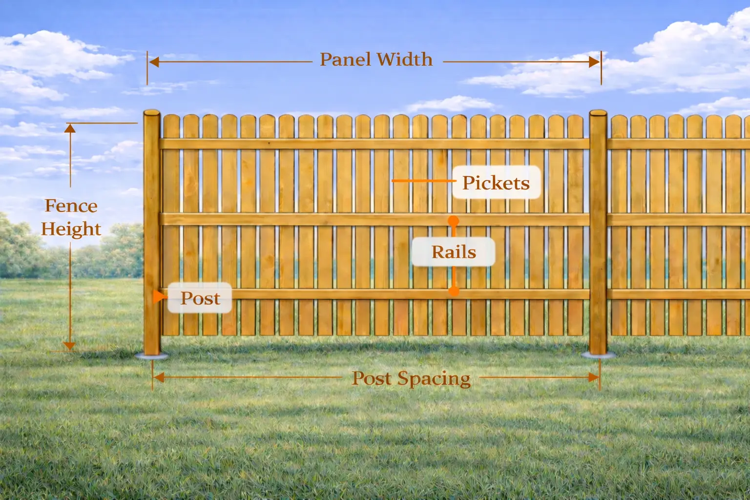 Fence Calculator Illustration