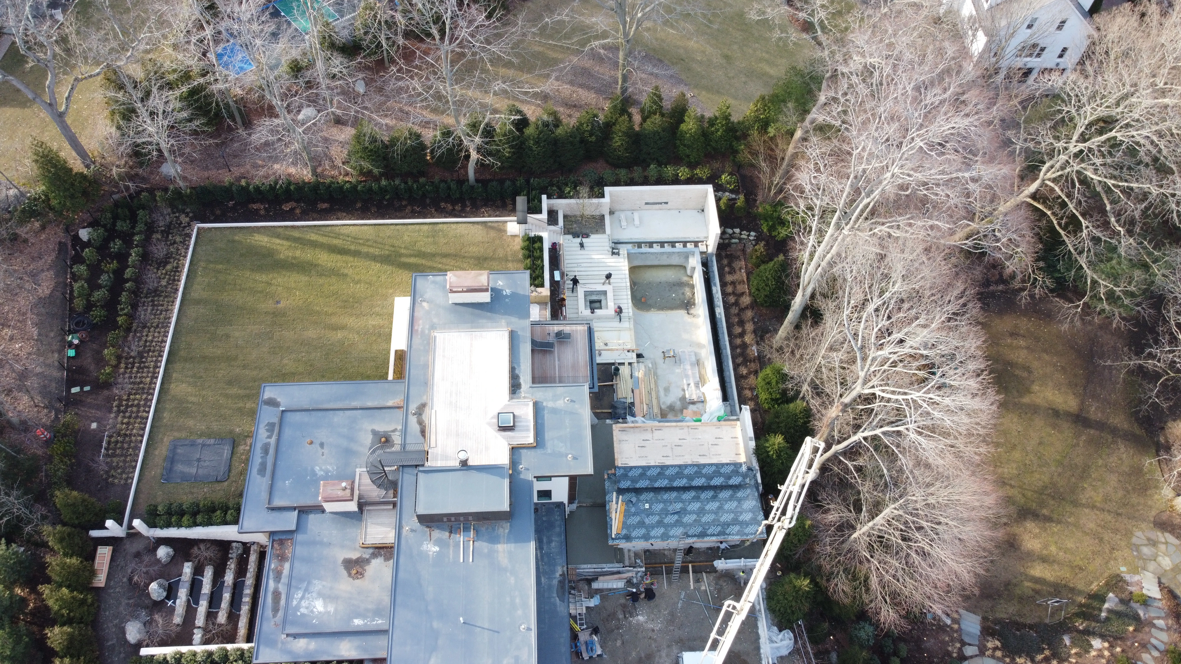 Sargent Beechwood luxury home exterior in Brookline, MA, managed by Omega Permits